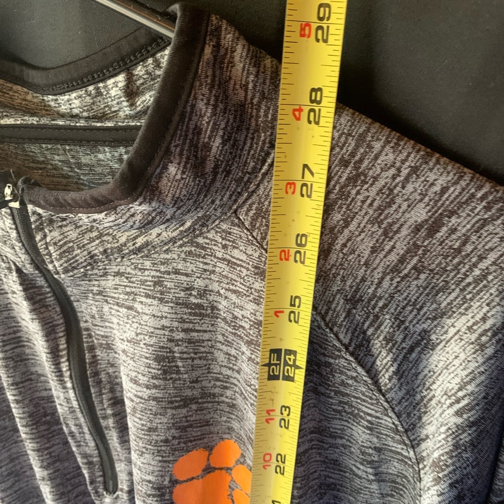 Clemson Athletic Half Zip Lightweight Pullover Si… - image 8